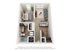 Gilliam Floor Plan Gilliam Floor Plan at 310 @ Nulu Apartments, Kentucky, 40202